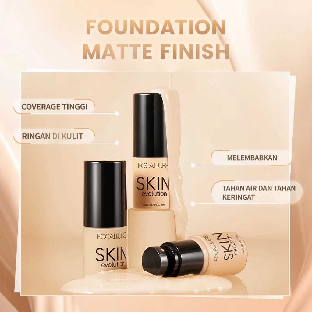 Focallure Face Fluid Foundation (FA30) 31gr - 01 Alabaster