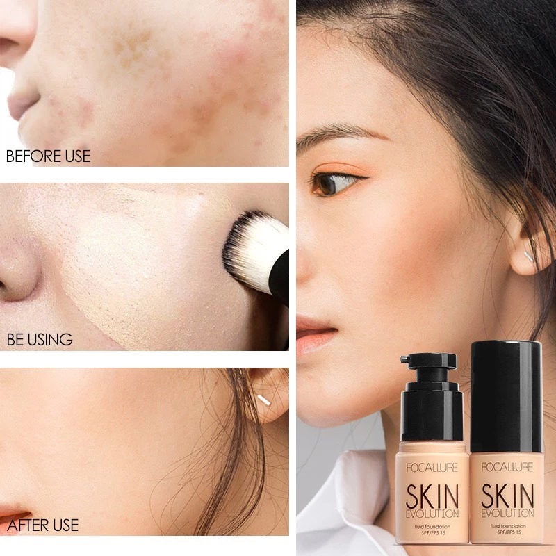 Focallure Face Fluid Foundation (FA30) 31gr - 01 Alabaster