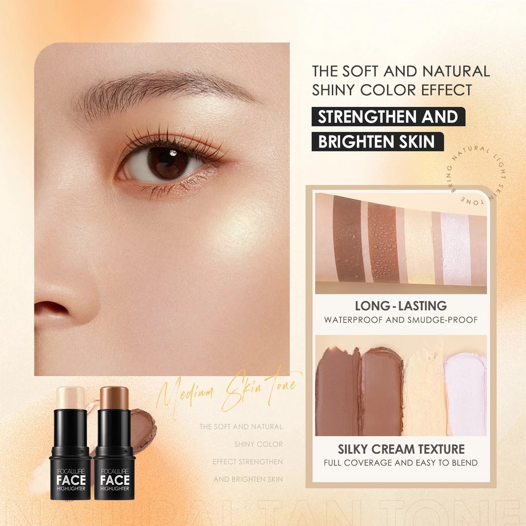 Focallure Face Highlighter & Contour Multi Stick (FA01) 6gr - 03 Coffee