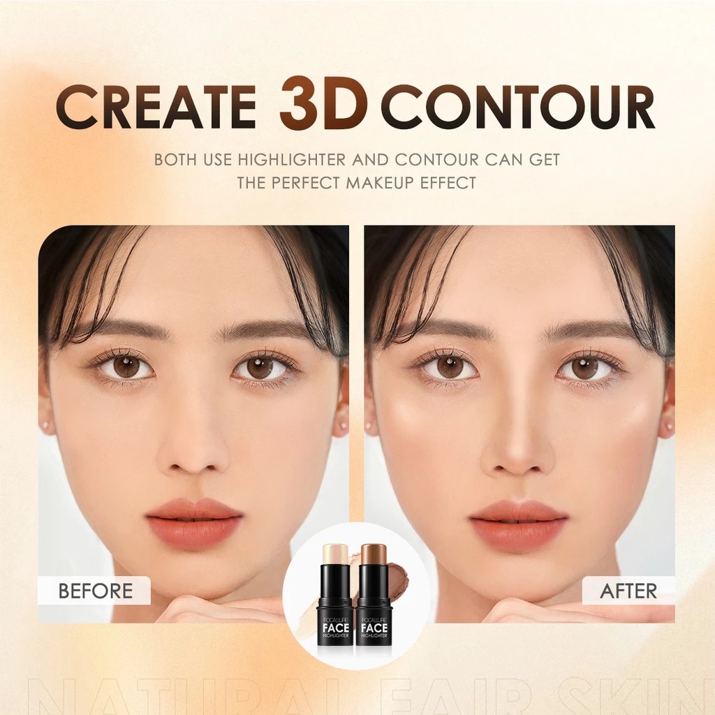 Focallure Face Highlighter & Contour Multi Stick (FA01) 6gr - 04 Brown