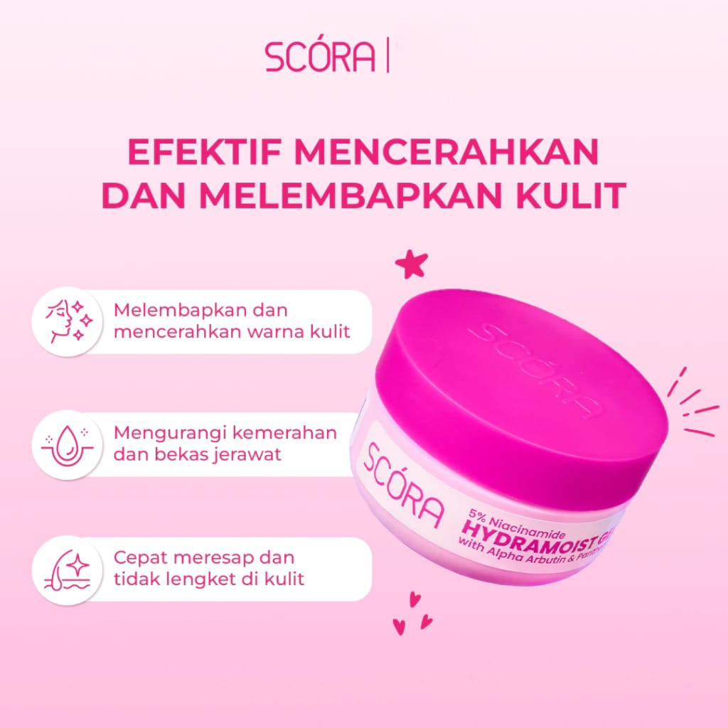 Scora 5% Niacinamide Hydramoist Gel With Alpha Arbutin & Panthenol 45ml
