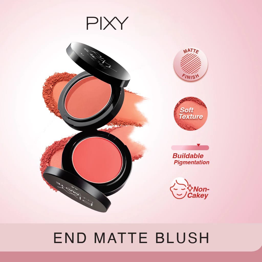 Pixy End Matte Blush 4gr - 02 Peach Pause