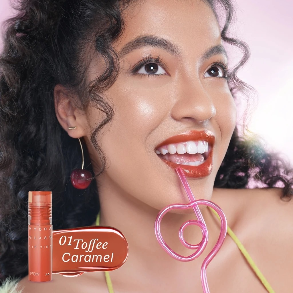 Pixy Hydra Glass Lip Tint 2.5ml - 01 Toffee Caramel