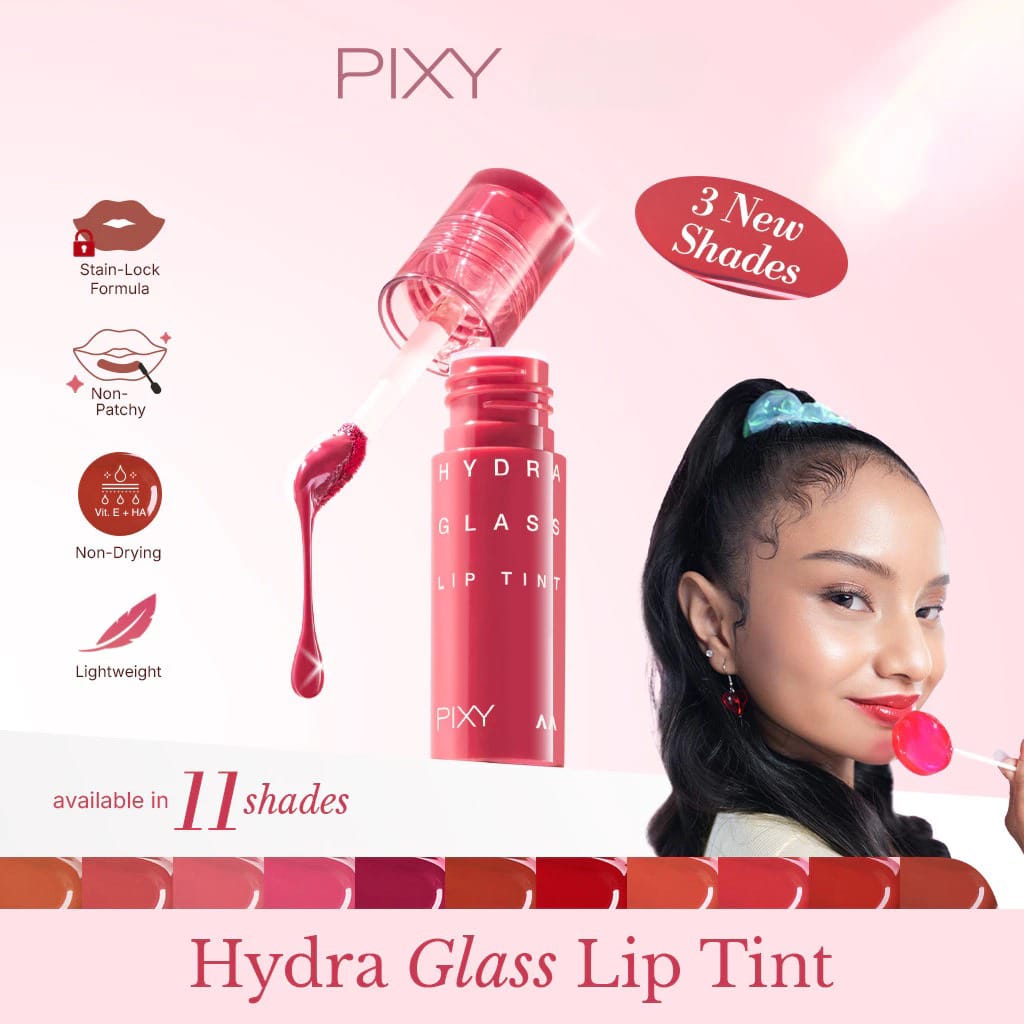 Pixy Hydra Glass Lip Tint 2.5ml - 07 Cherry Pie