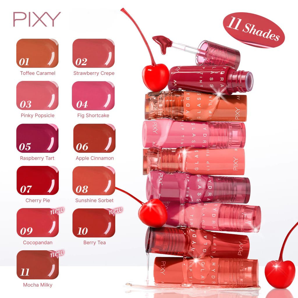 Pixy Hydra Glass Lip Tint 2.5ml - 07 Cherry Pie
