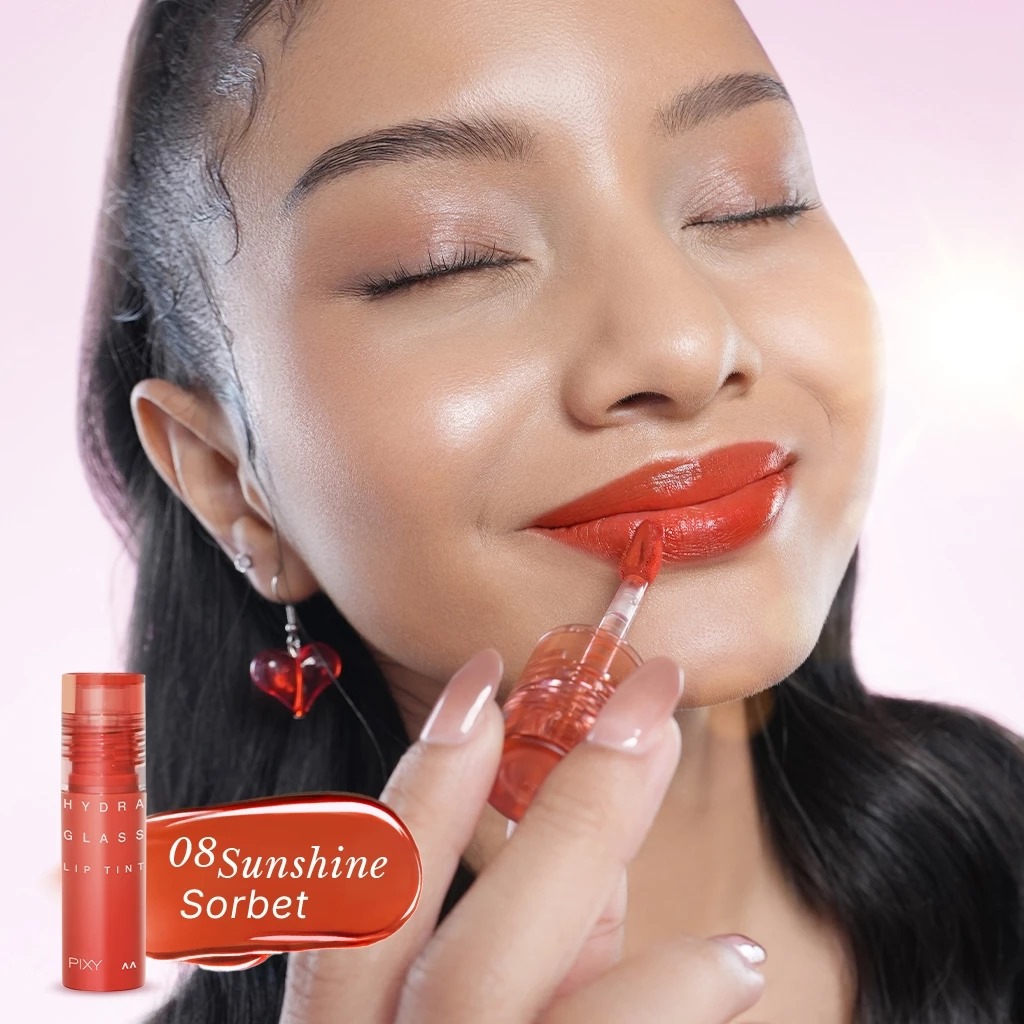 Pixy Hydra Glass Lip Tint 2.5ml - 08 Sunshine Sorbet