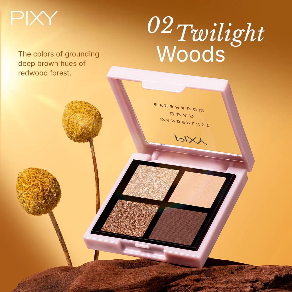 Pixy Wanderlust Quad Eyeshadow 5.5gr - 01 Dessert Sunset