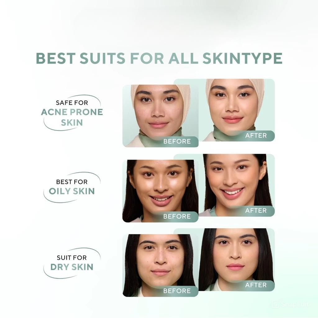 Wardah Colorfit 5D Blur Cloud Cushion SPF50 PA++++ 15gr - 22N Light Ivory