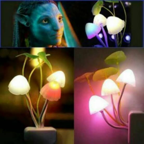 Lampu Tidur Jamur Mini (Sensor Cahaya)