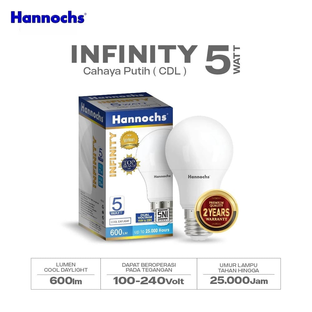 Hannochs Infinity Bohlam LED - 5Watt (5W) CDL