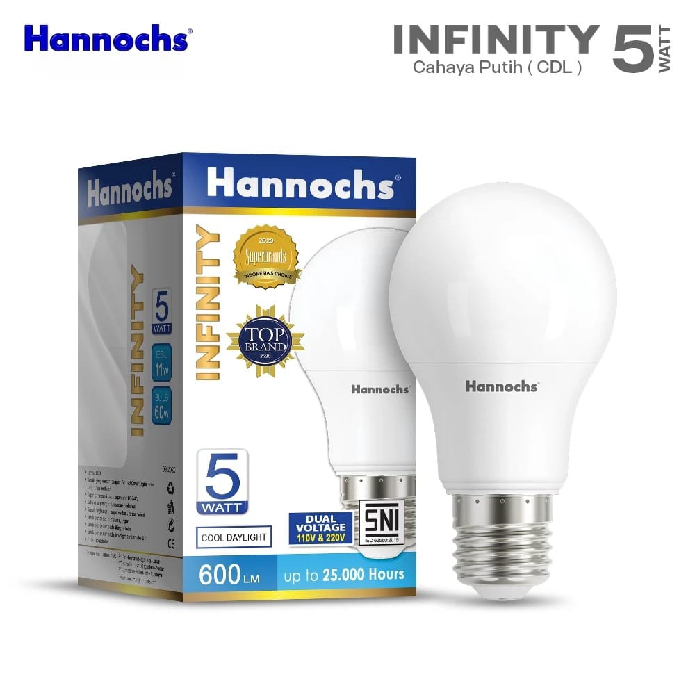Hannochs Infinity Bohlam LED - 5Watt (5W) CDL