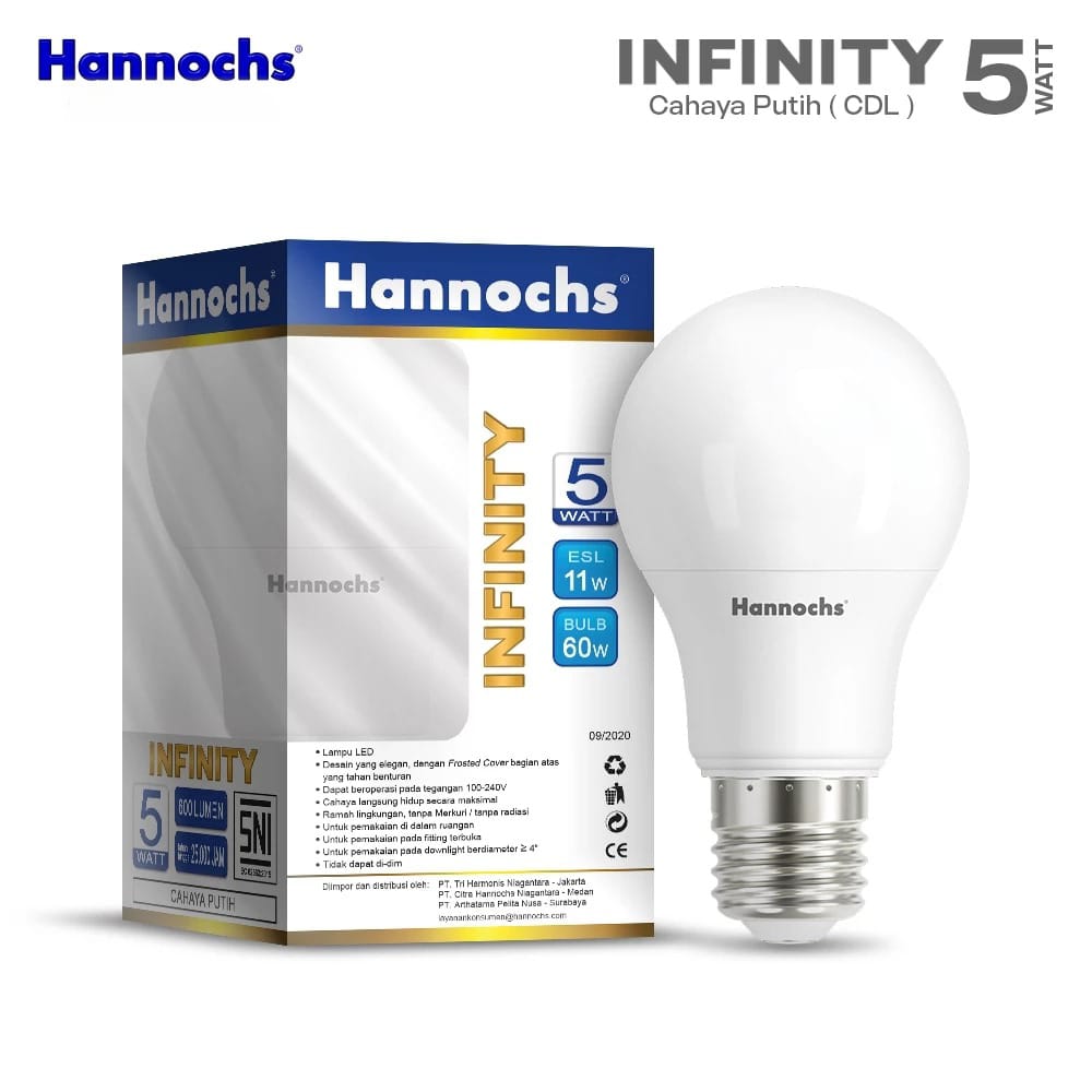 Hannochs Infinity Bohlam LED - 5Watt (5W) CDL