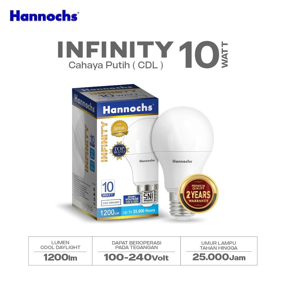 Hannochs Infinity Bohlam LED - 10Watt (10W) CDL