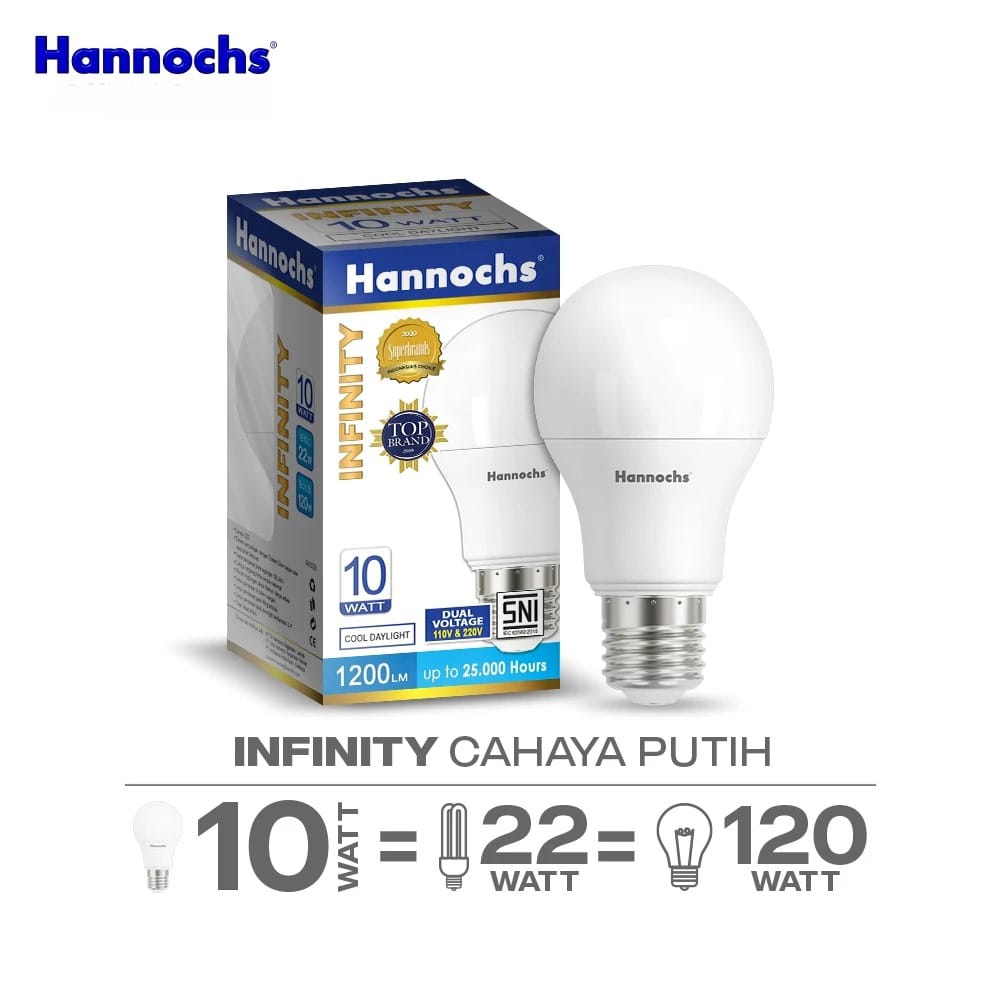 Hannochs Infinity Bohlam LED - 10Watt (10W) CDL