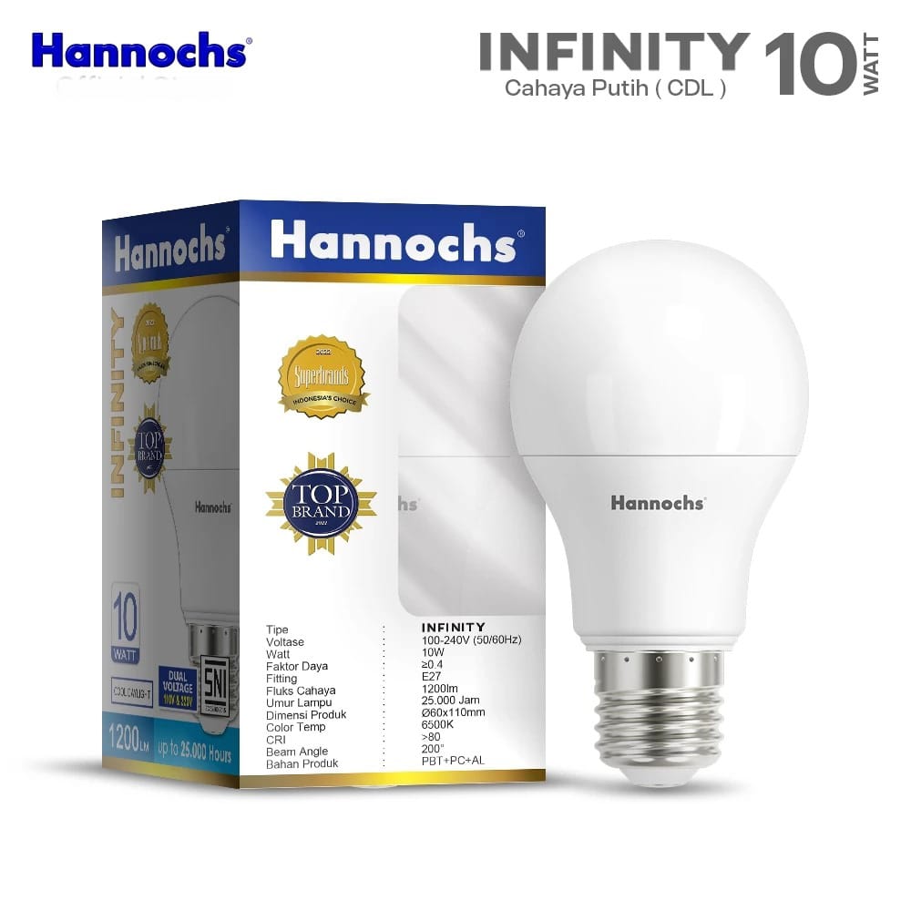Hannochs Infinity Bohlam LED - 10Watt (10W) CDL