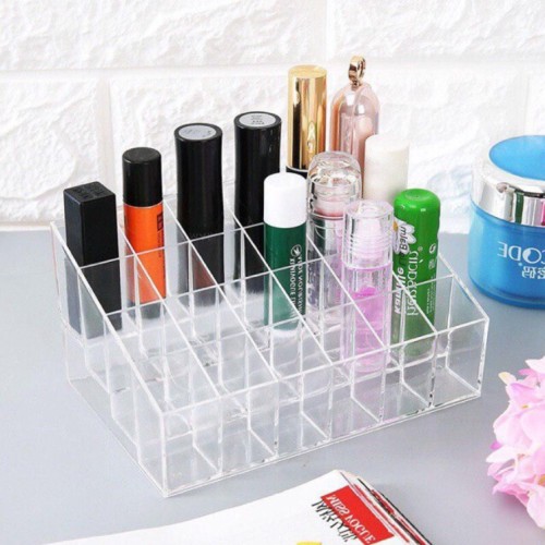 Rak Lipstick Acrylic Isi 24 slot (Akrilik Lipstik)