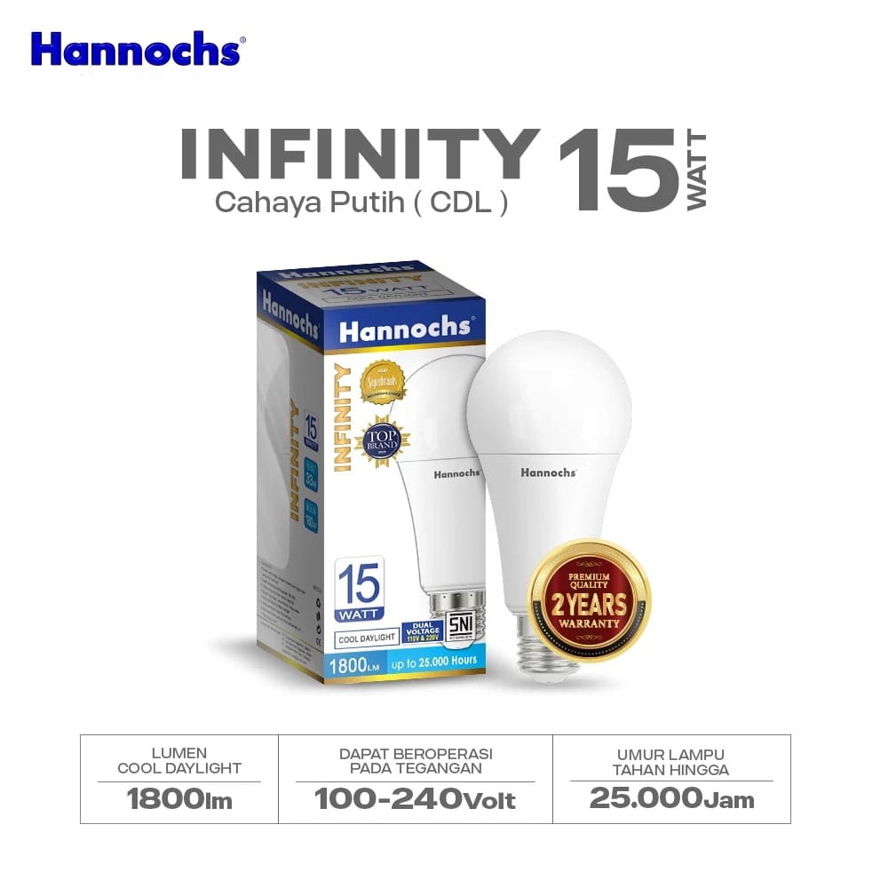 Hannochs Infinity Bohlam LED - 15Watt (15W) CDL