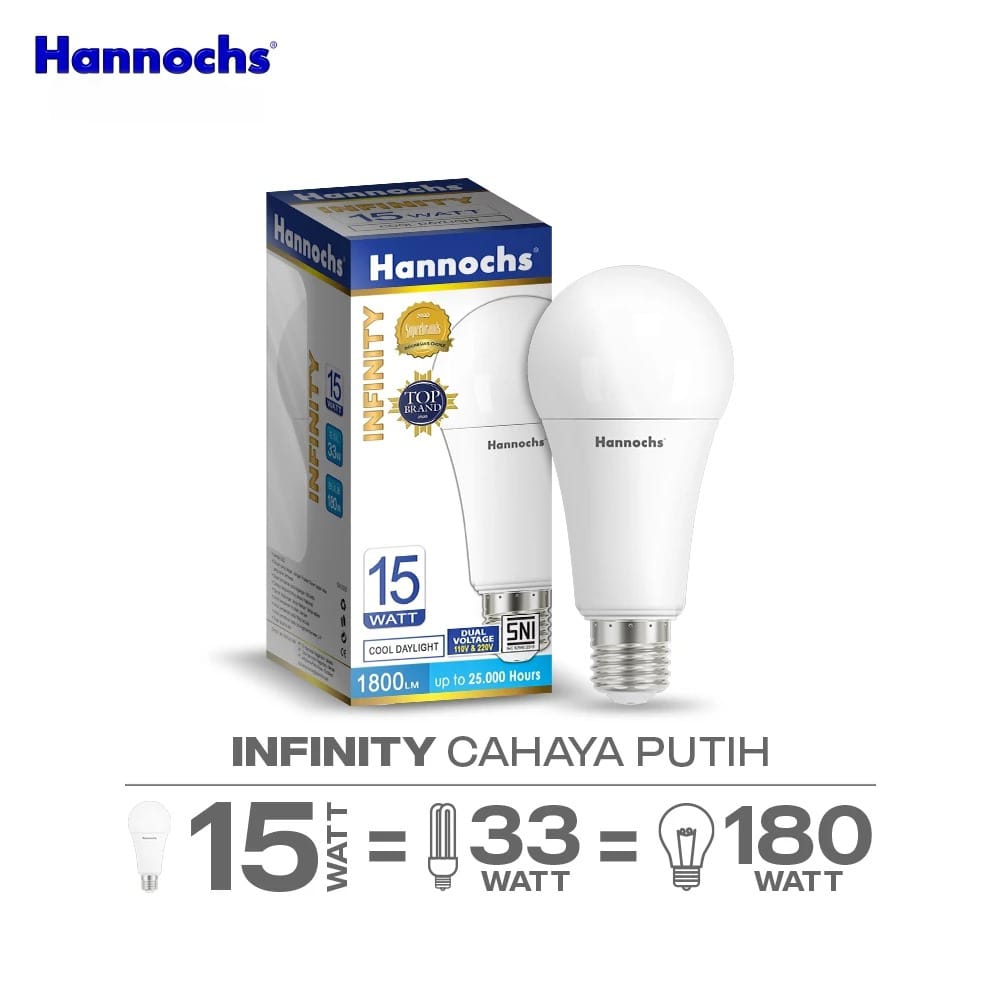 Hannochs Infinity Bohlam LED - 15Watt (15W) CDL