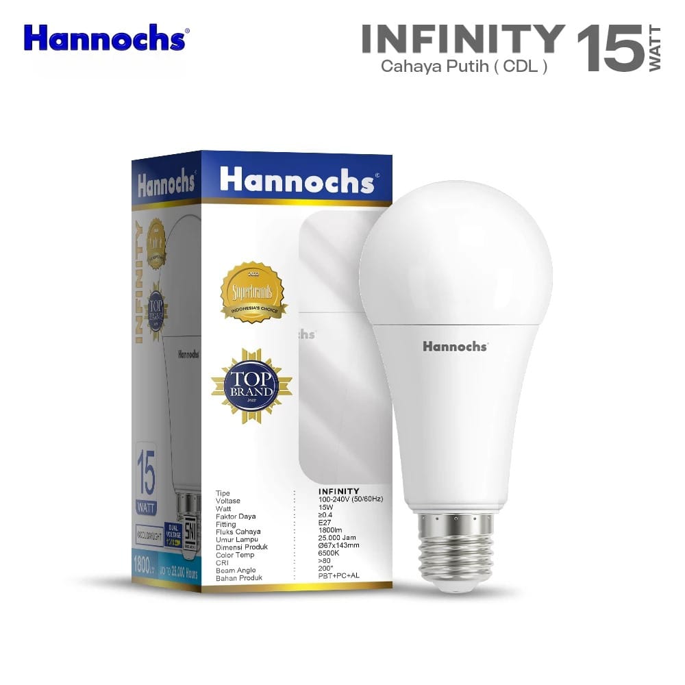 Hannochs Infinity Bohlam LED - 15Watt (15W) CDL