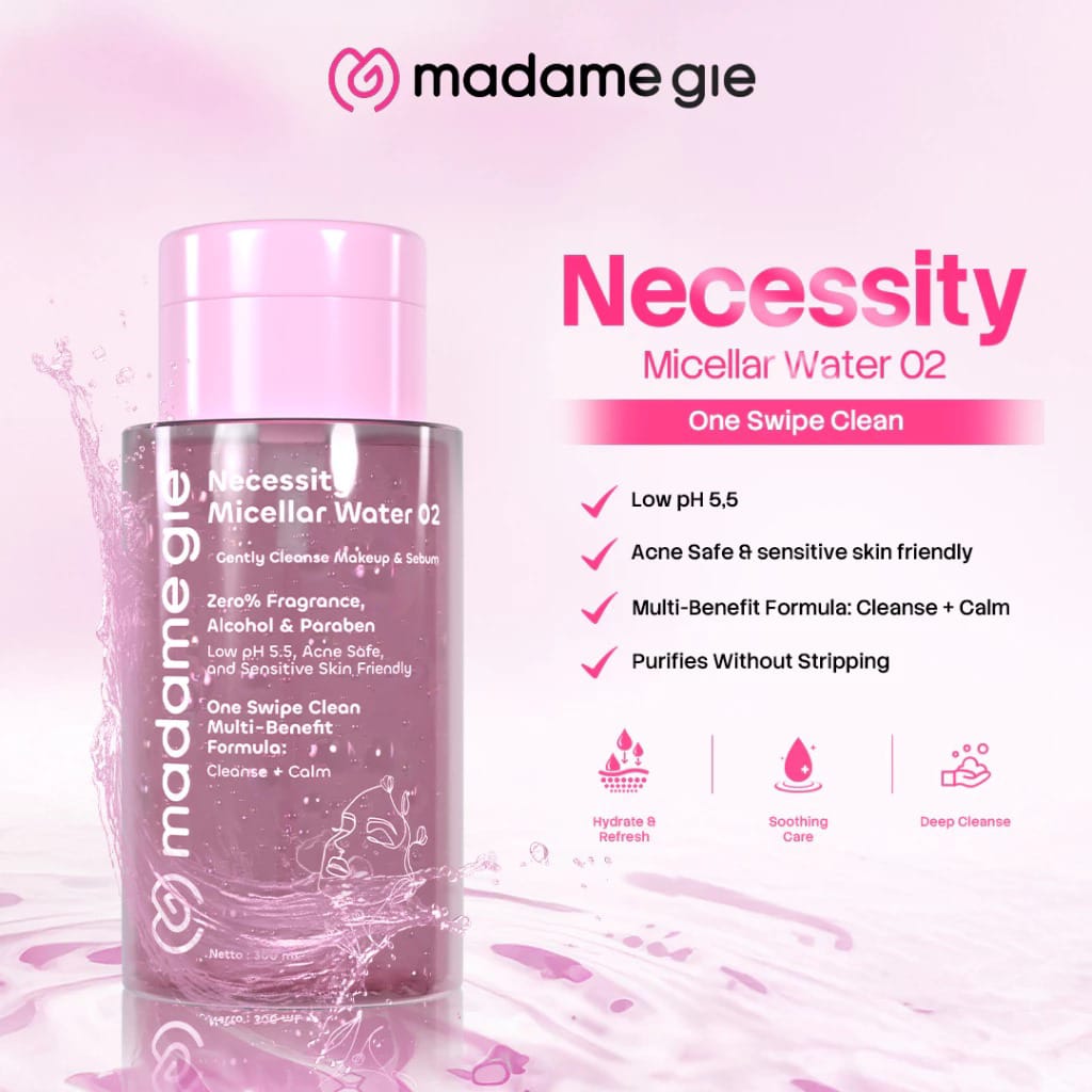 Madame Gie Necessity Micellar Water (02) 100ml