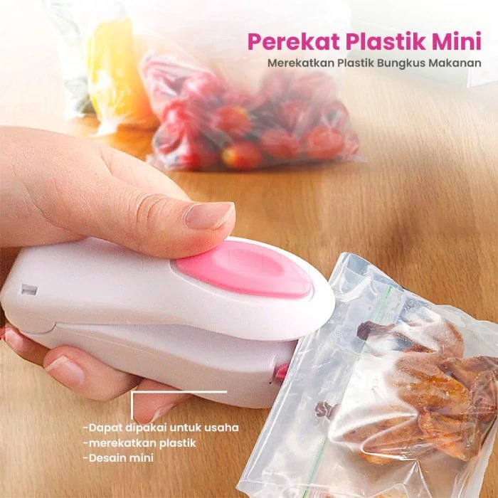 Korea Type Mini Sealing (Hand Sealer Plastic) - Alat Perekat Plastik Portable