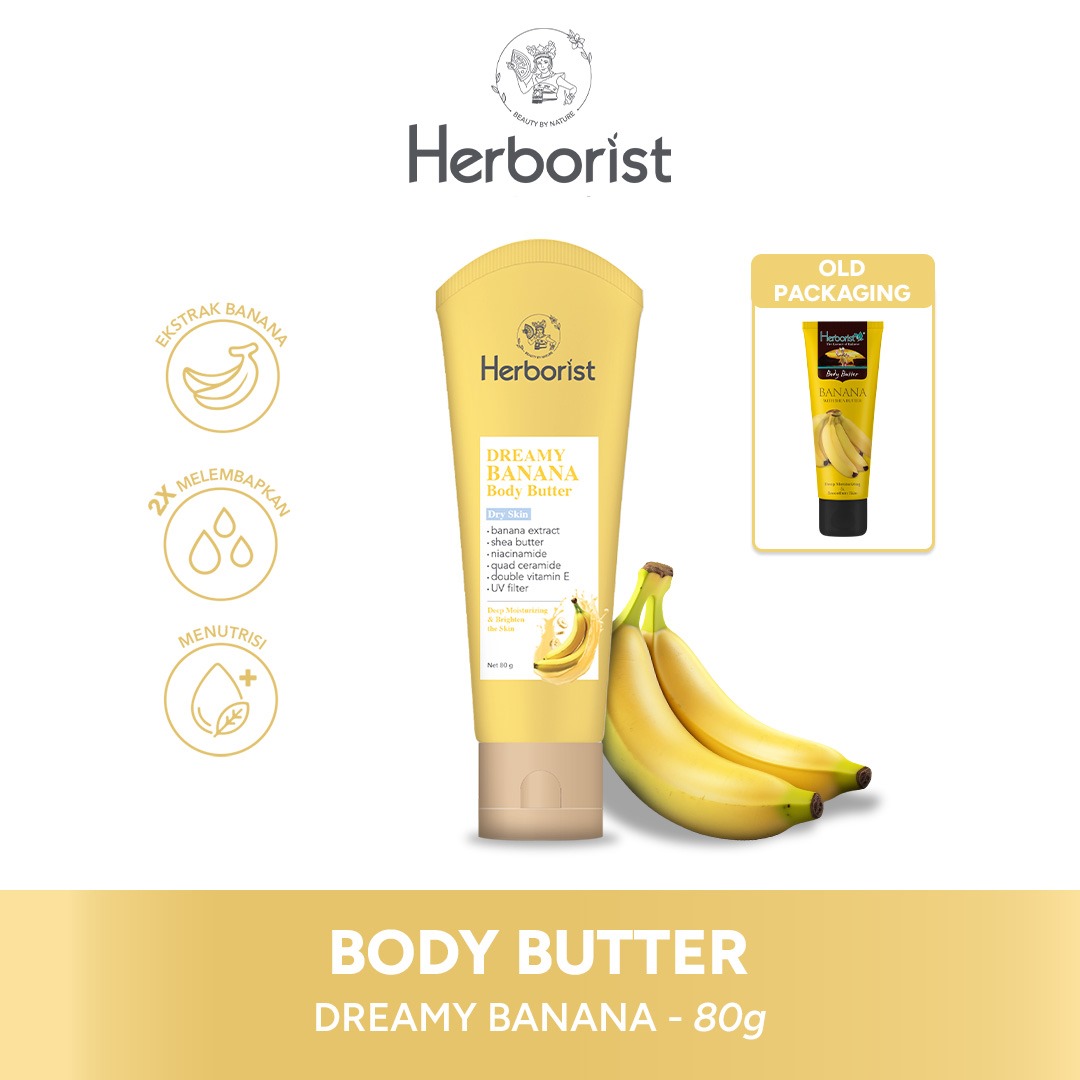 Herborist Body Butter 80gr - Dreamy Banana