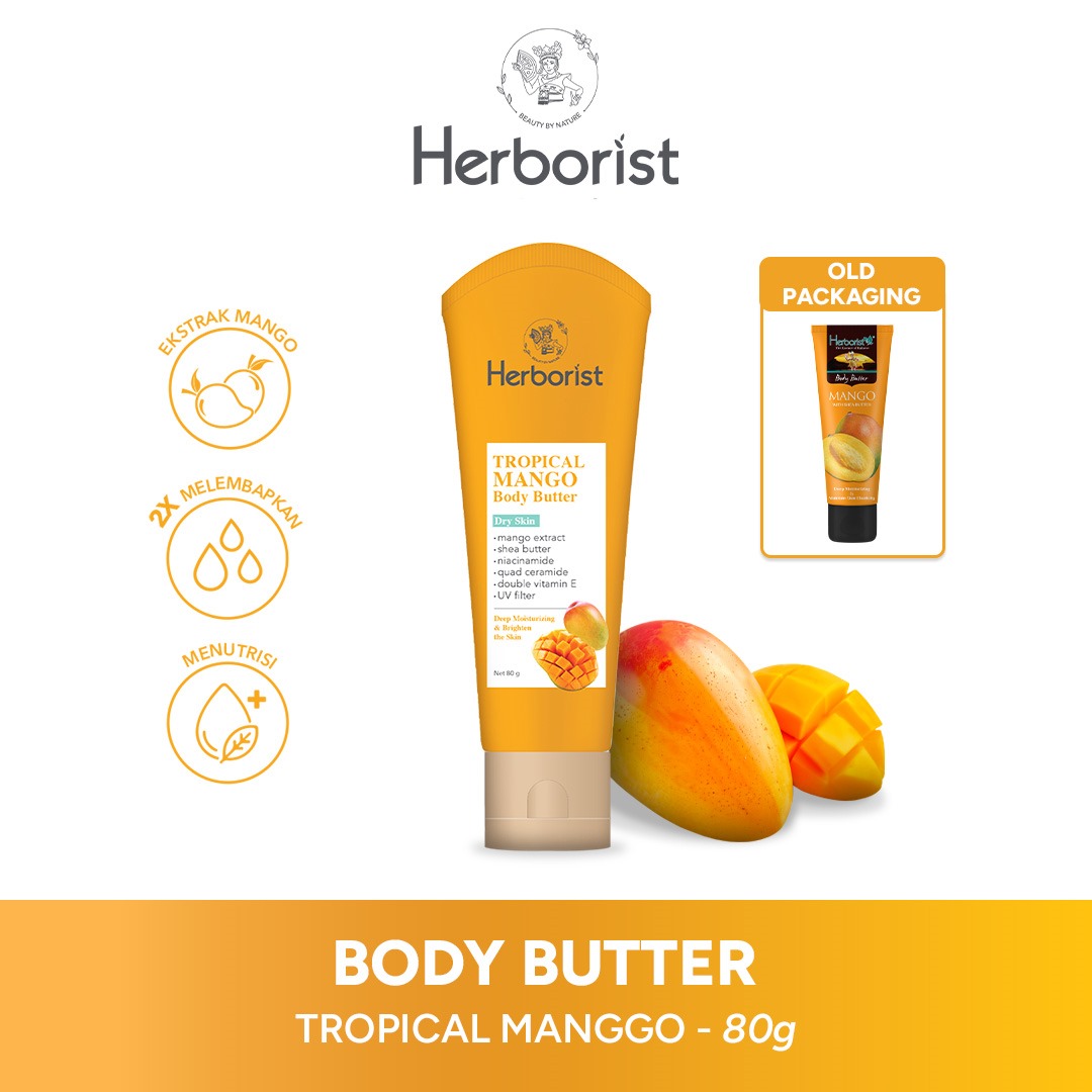 Herborist Body Butter 80gr - Tropical Mango