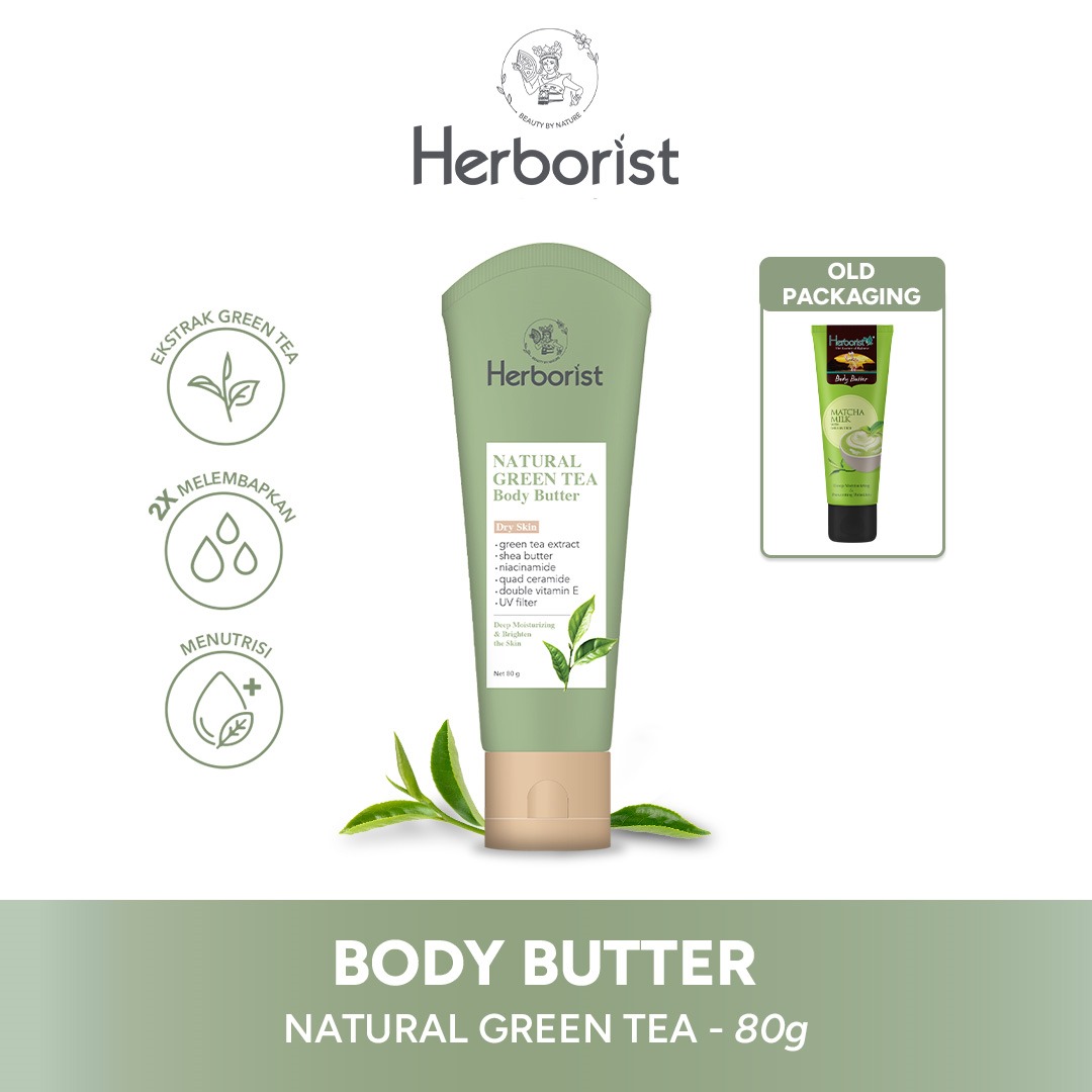 Herborist Body Butter 80gr - Natural Green Tea