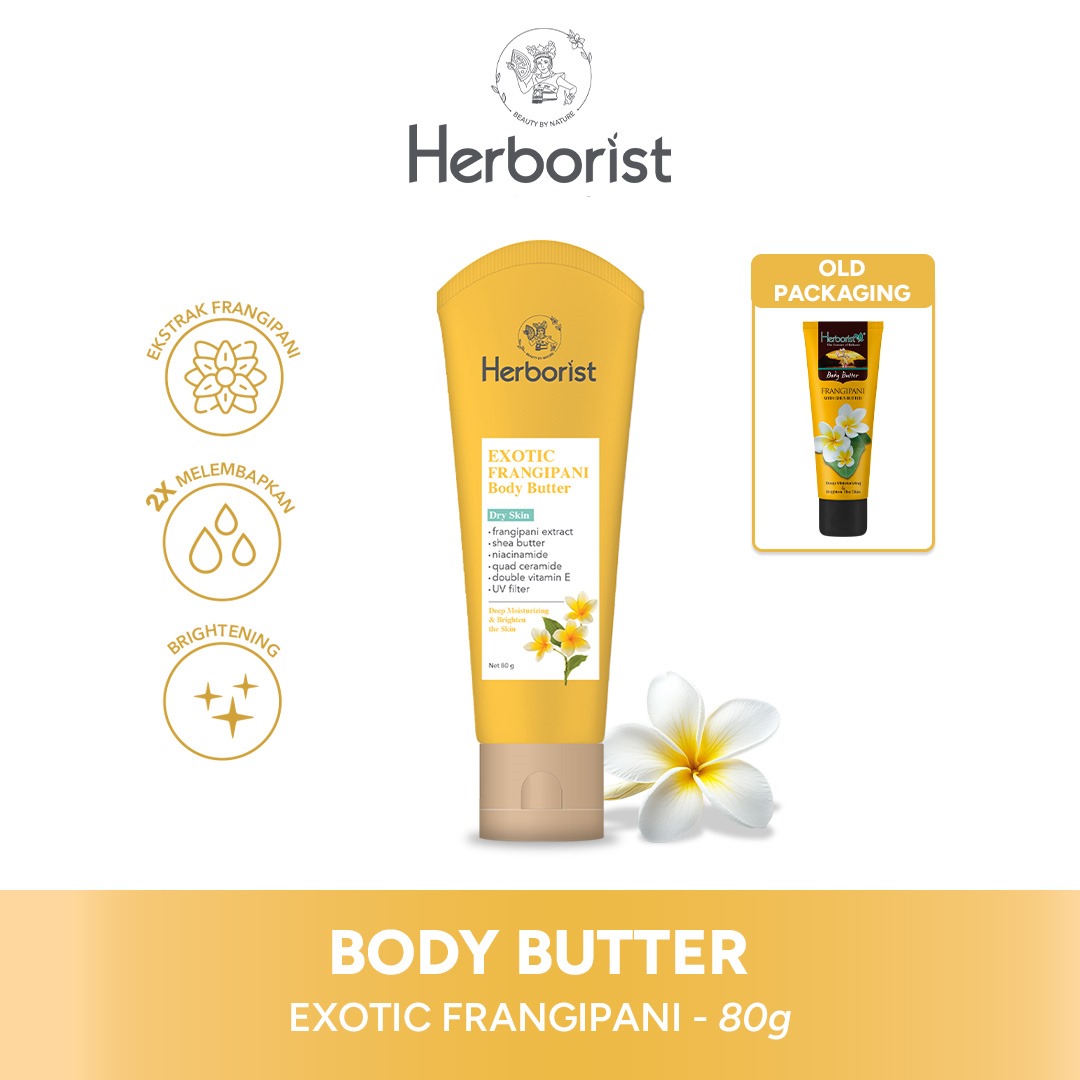 Herborist Body Butter 80gr - Exotic Frangipani