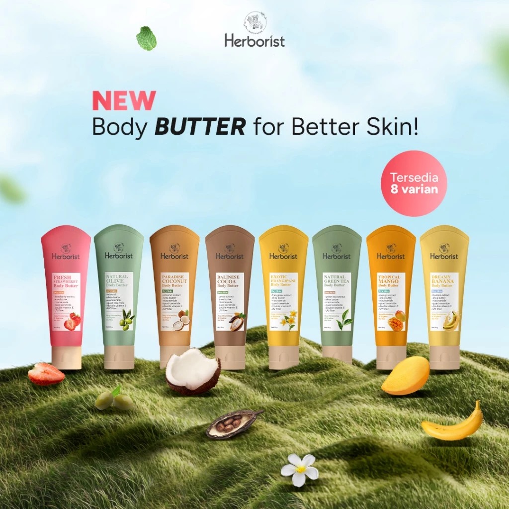 Herborist Body Butter 80gr - Exotic Frangipani
