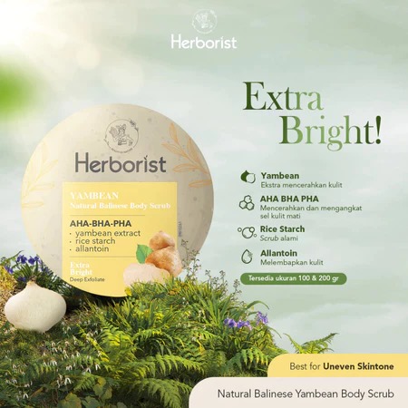 Herborist Natural Balinese Body Scrub 100gr - Yambean