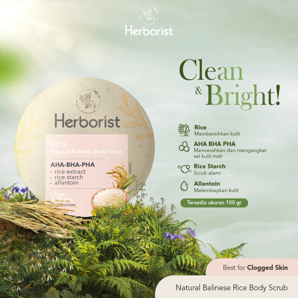 Herborist Natural Balinese Body Scrub 100gr - Yambean