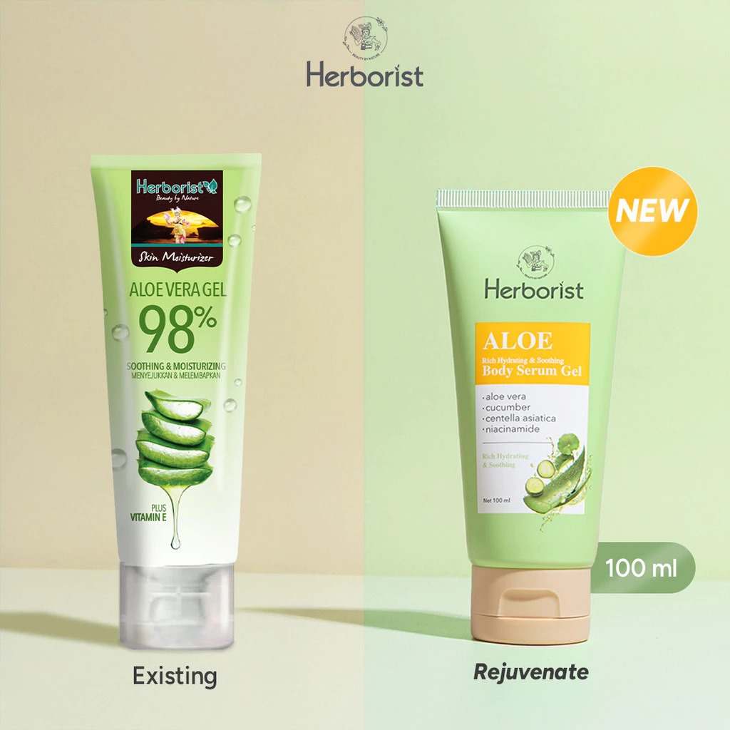 Herborist Aloe Rich Hydrating & Smoothing Body Serum Gel 100ml