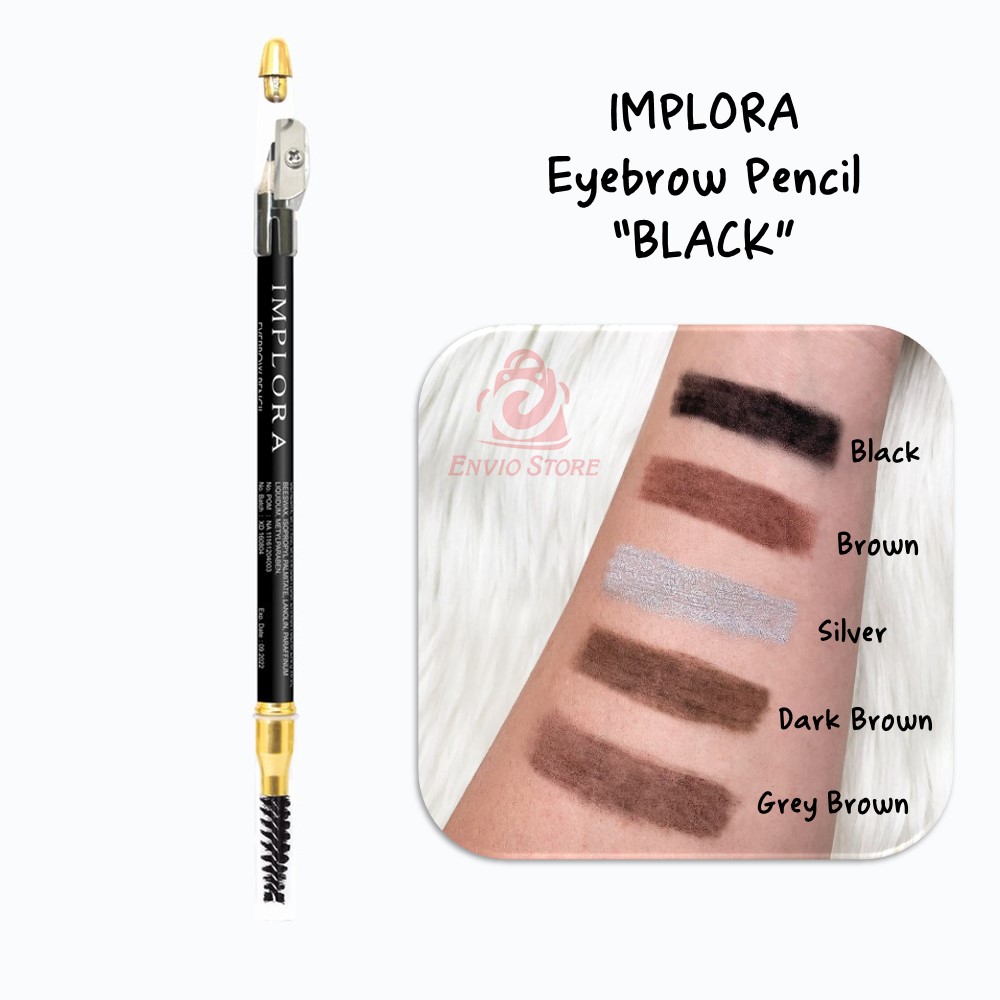 Implora Pensil Alis HITAM - Eyebrow Pencil Implora Pensil Alis HITAM - Eyebrow Pencil