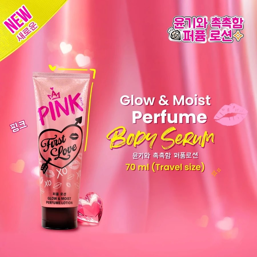 Pink Skin Perfume Lotion Travel Size 70ml - First Love