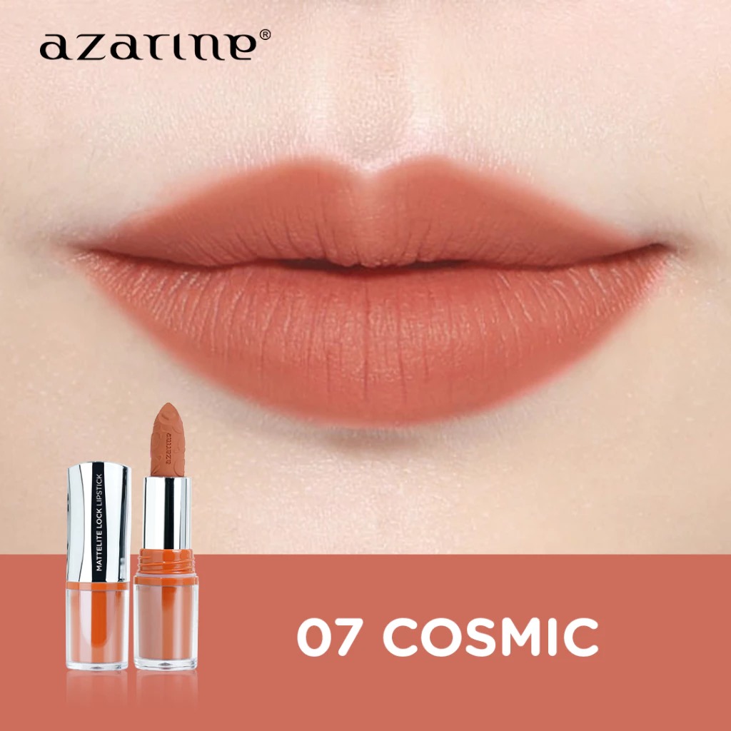 Azarine Mattelite Lock Lipstick 4gr - 07 Cosmic