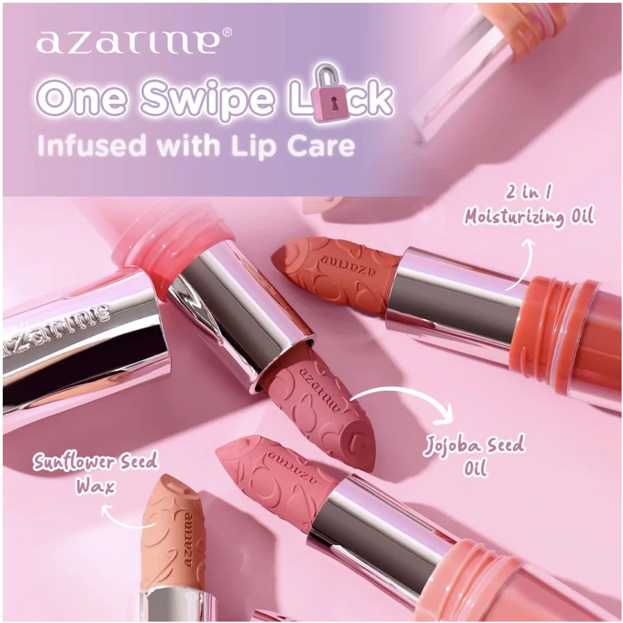 Azarine Mattelite Lock Lipstick 4gr - 13 Matrix