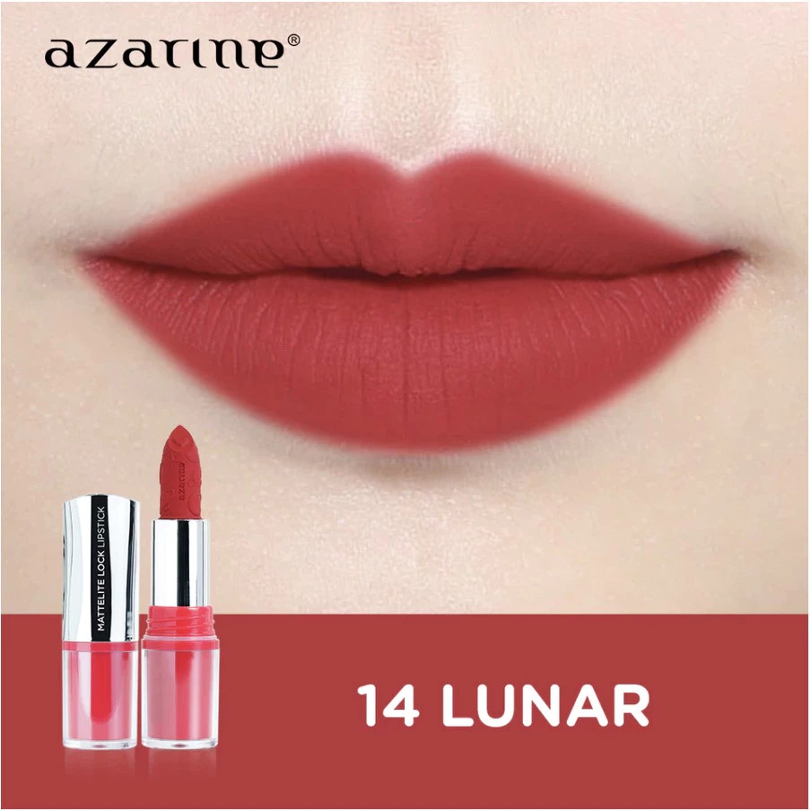 Azarine Mattelite Lock Lipstick 4gr - 14 Lunar