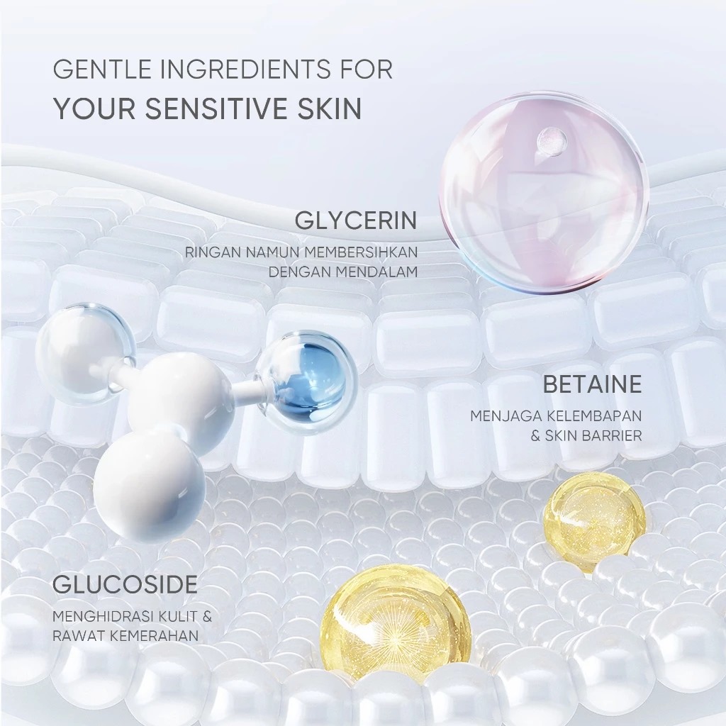 Skintific Sensitive Soothe Cleanser 120ml - Quick Calm & Repair Cleanser