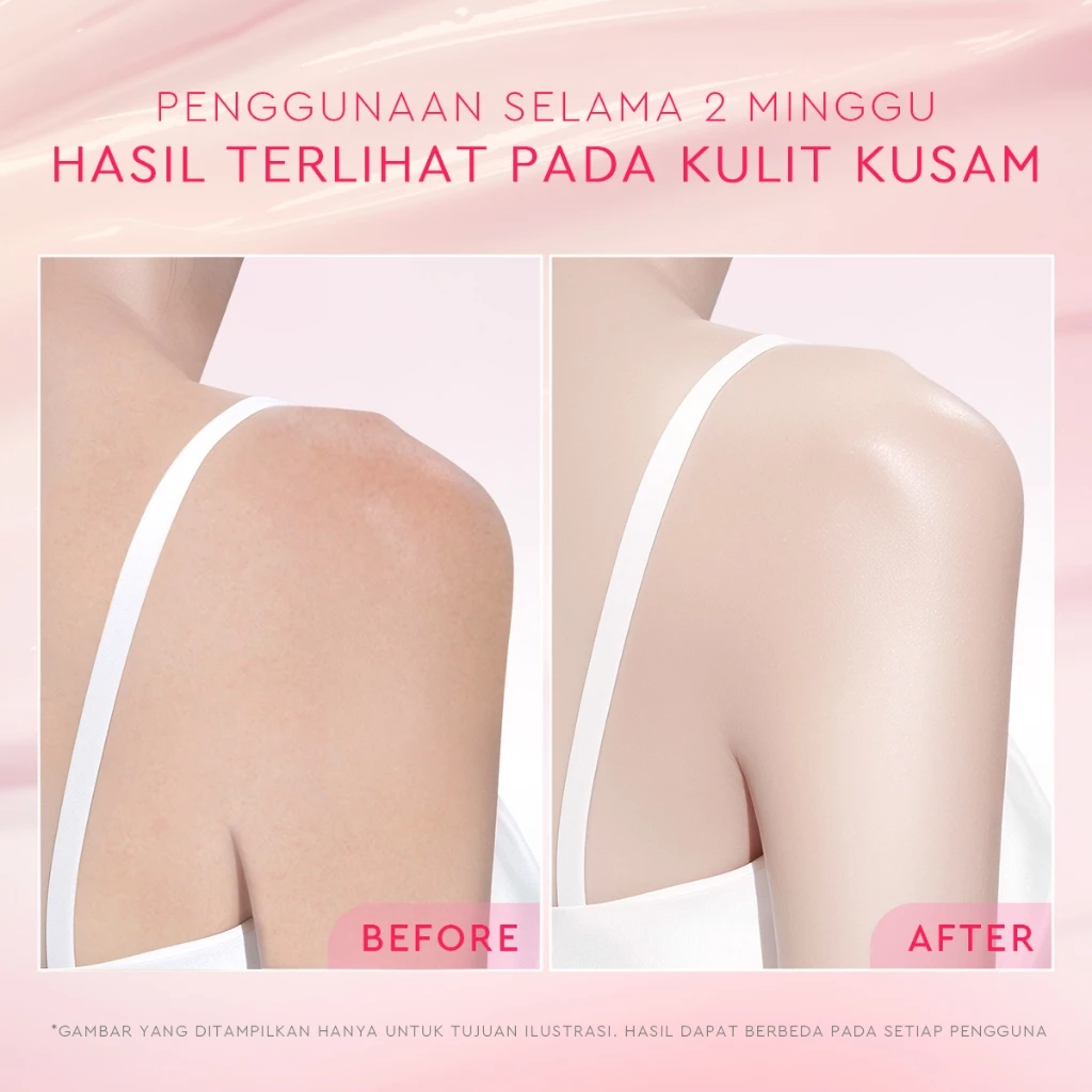 Glad 2 Glow Body Serum - Creamy Berry Overnight Bright 300ml