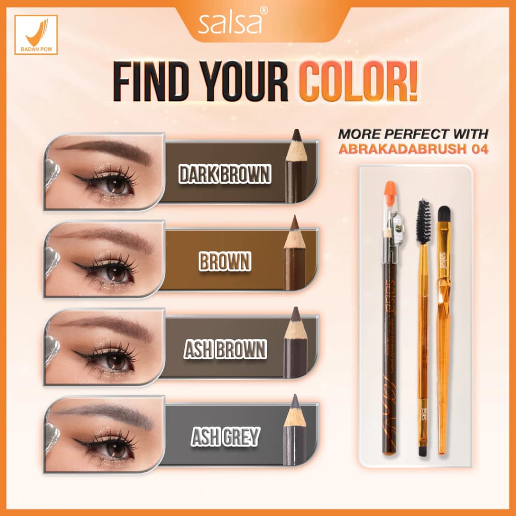 Salsa Single Eyebrow Pencil 1gr - Dark Brown