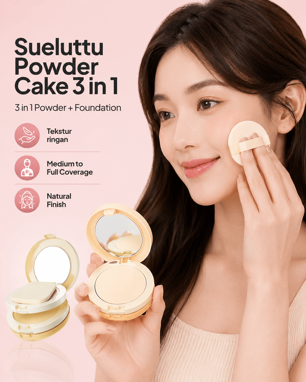 Implora Sueluttu Powder Cake - Bedak