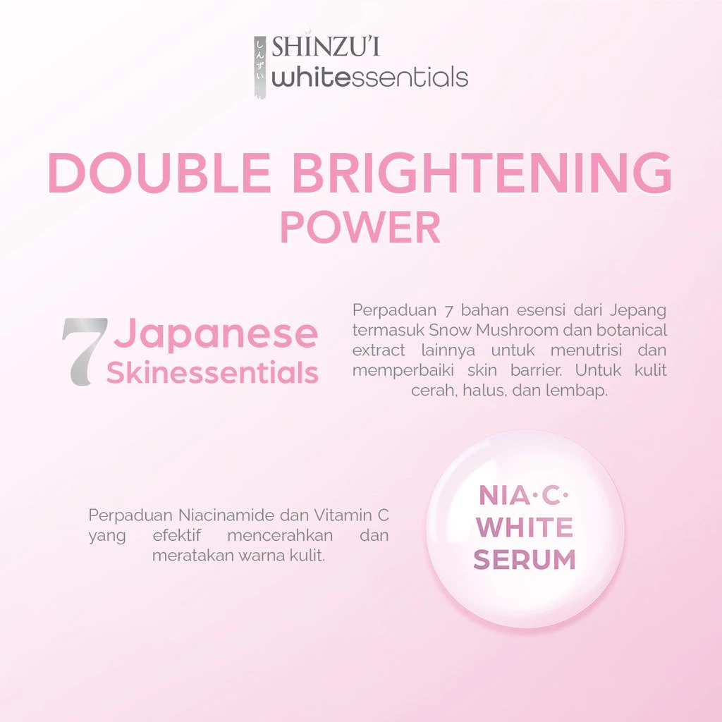 Shinzui Whitessentials Brightening Serum 20ml