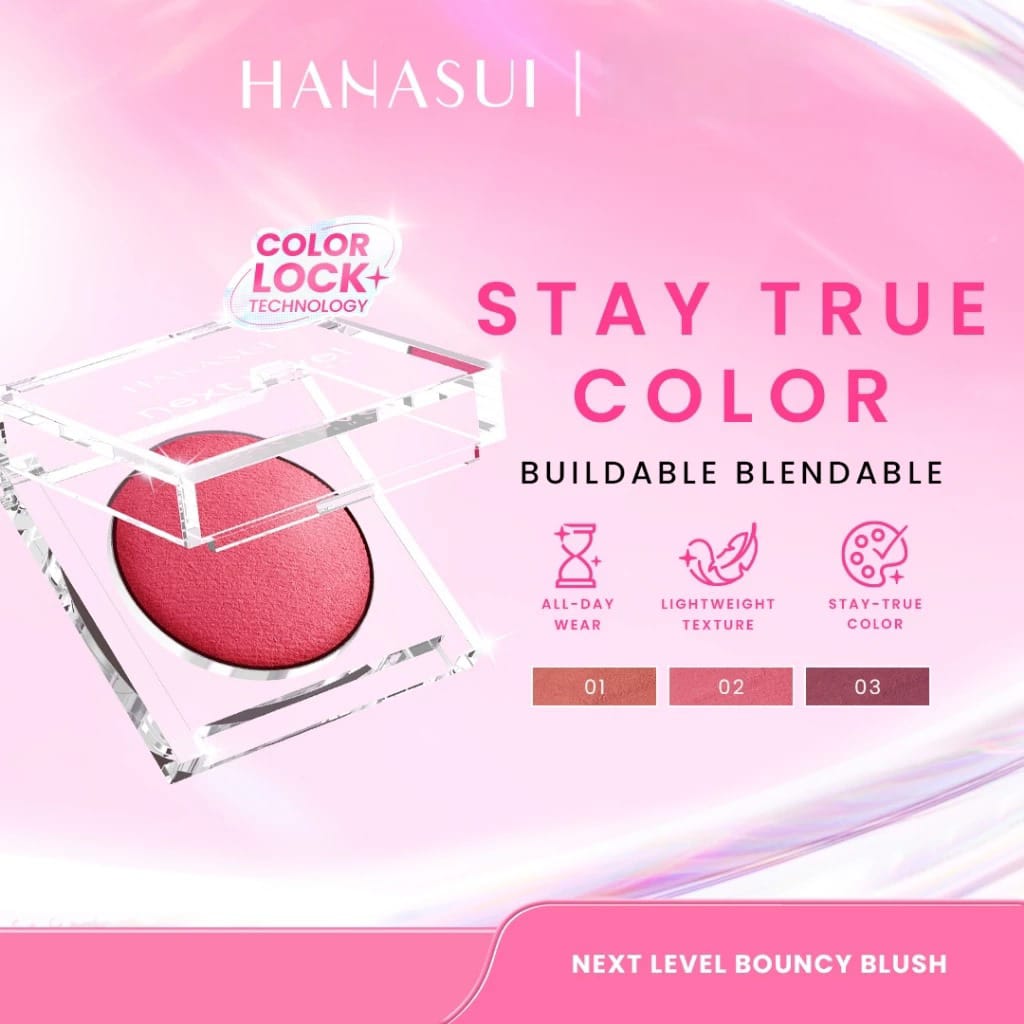 Hanasui Next Level Bouncy Blush 8gr - 02 Roseate