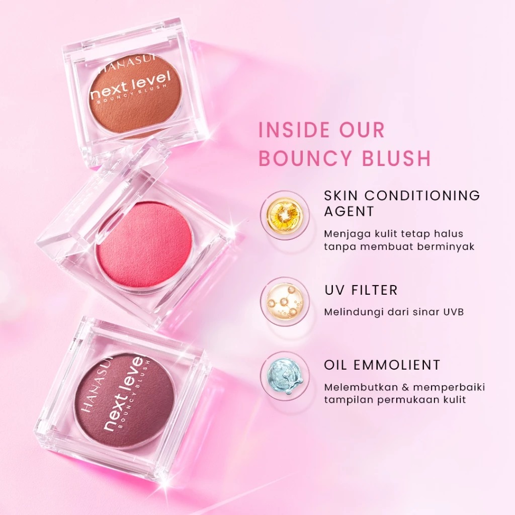Hanasui Next Level Bouncy Blush 8gr - 02 Roseate
