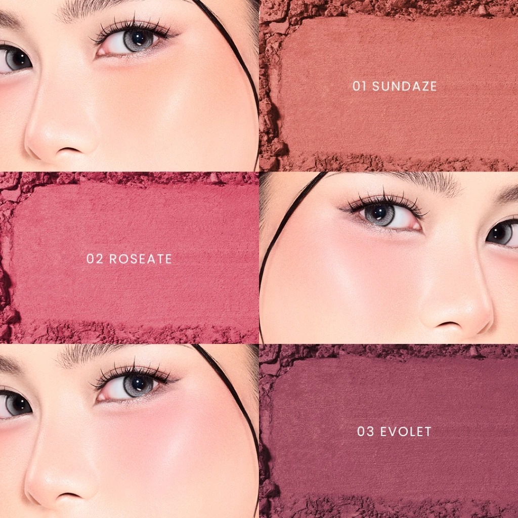 Hanasui Next Level Bouncy Blush 8gr - 03 Evolet