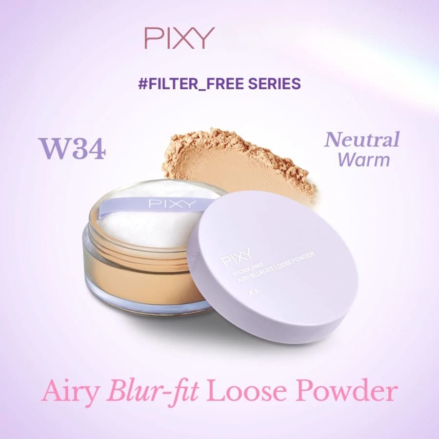 Pixy Airy Blur-Fit Loose Powder 10gr - W34 Neutral Warm