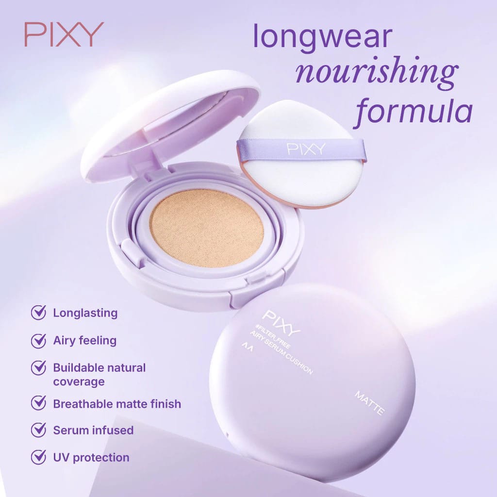Pixy Airy Serum Cushion Matte 15gr - N30 Neutral Beige