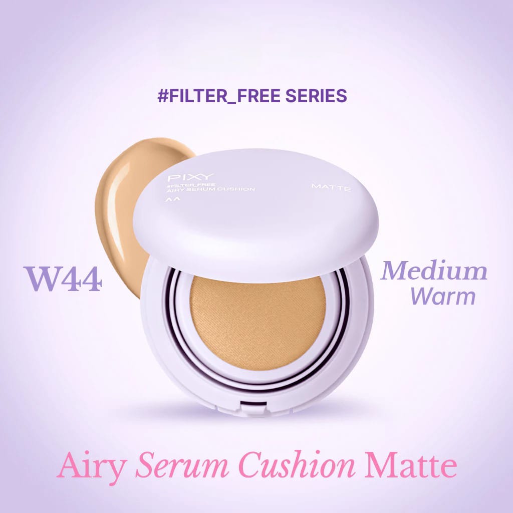 Pixy Airy Serum Cushion Matte 15gr - W44 Medium Warm