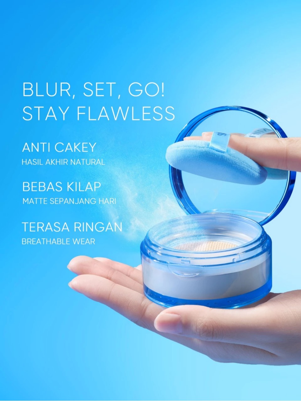 Skintific Invisiblur All Day Loose Powder 10gr - 04 Beige